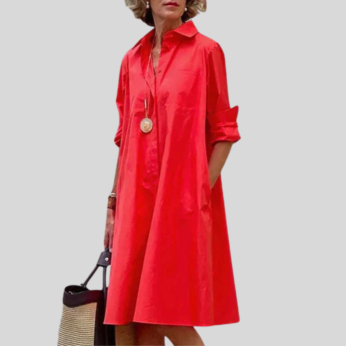 Paige™ - Elegant Dress With Pockets