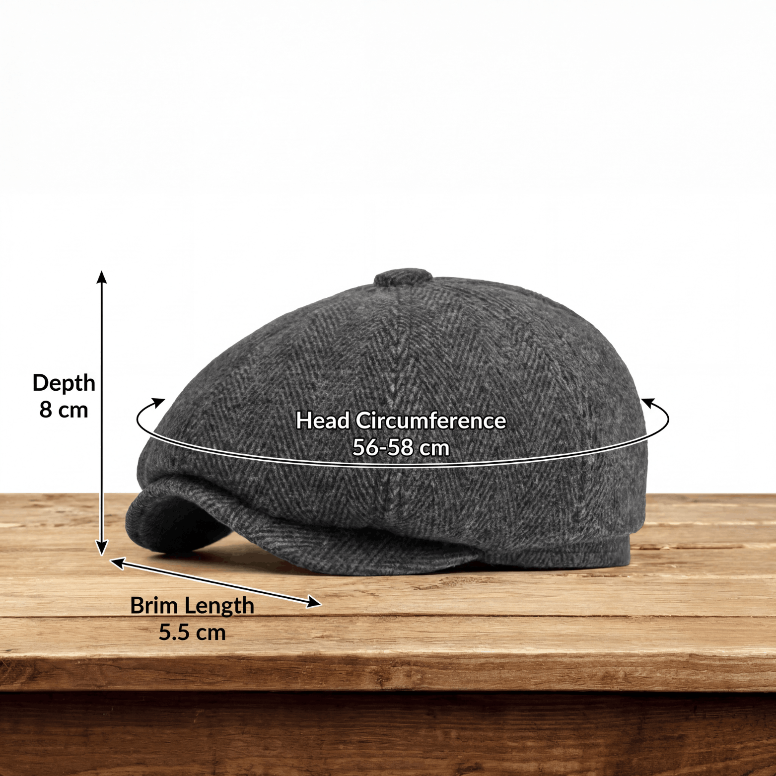 Charles | Classic Everyday Blend Flat Cap