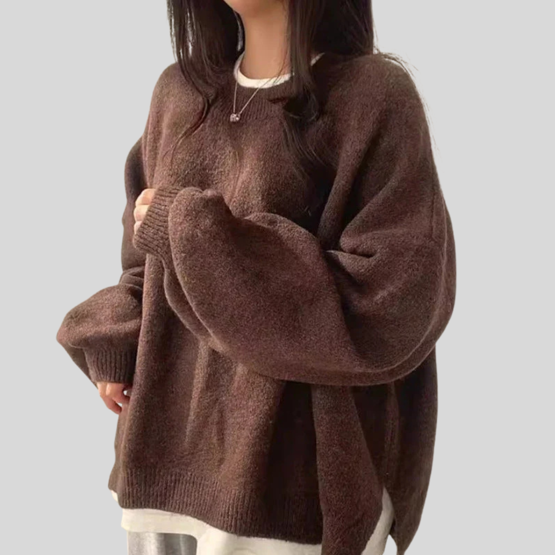 VIOLETTA™ - Cozy Long Sleeve Round Neck Knitwear Sweater