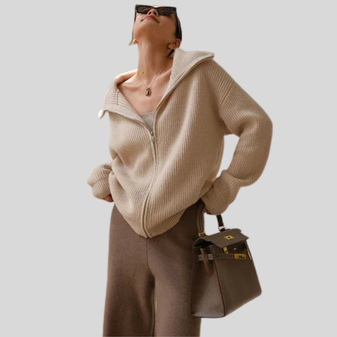 ELODIE™ - Comfy Half-Zip Sweater