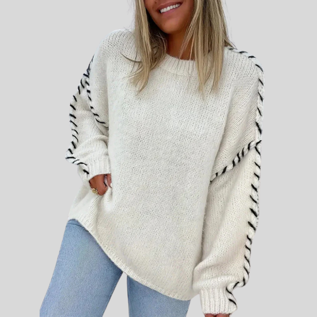SERAH™ - Casual Round Neck Long Sleeve Sweater