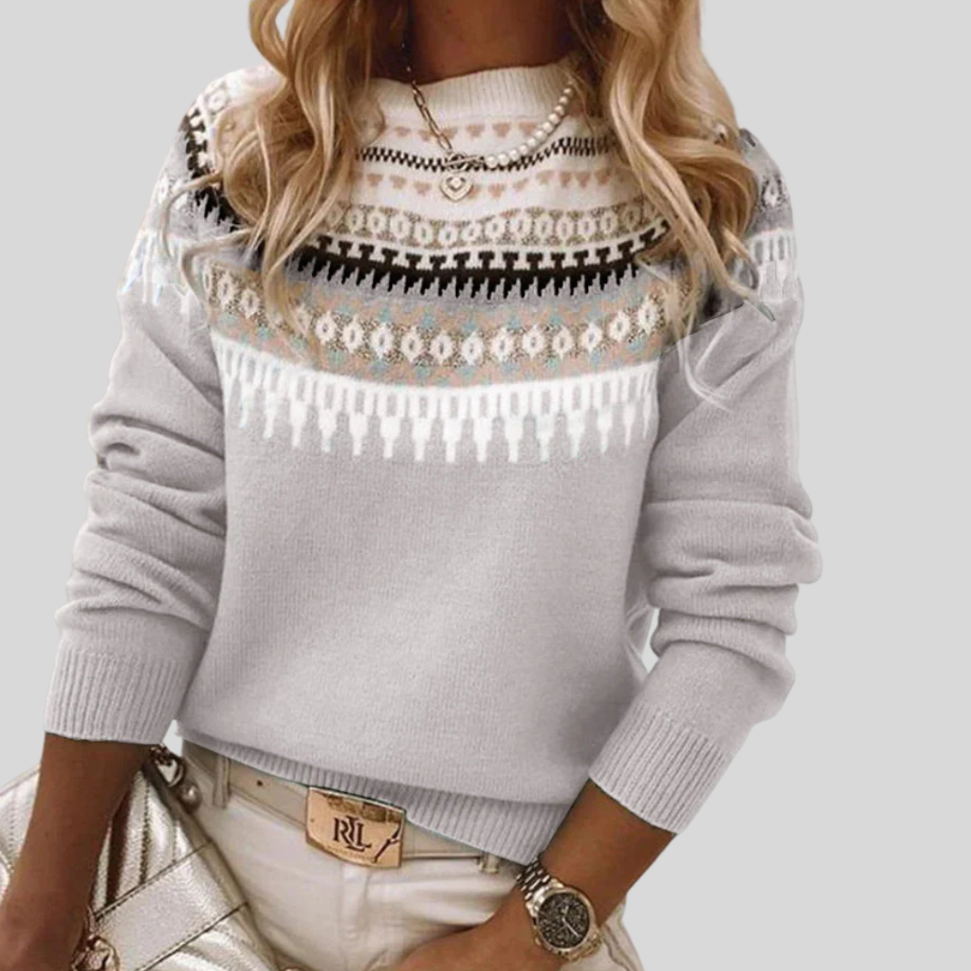 AVERY™ - Fair Isle Knit Sweater