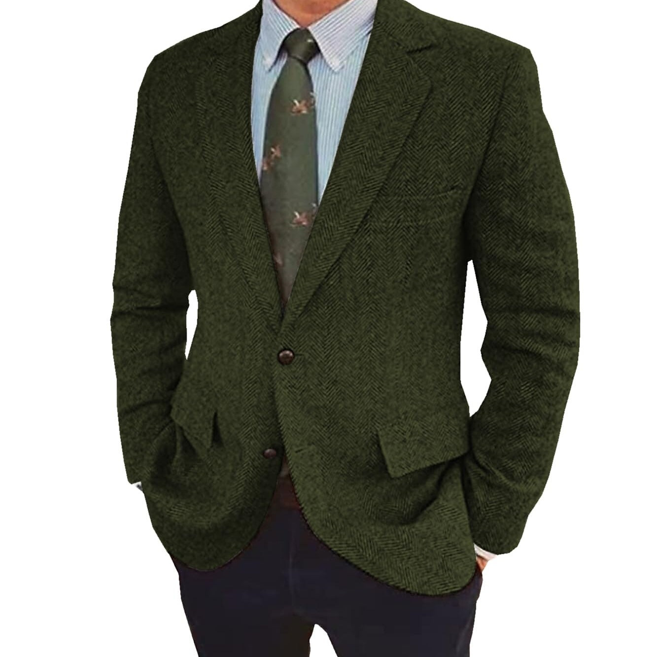 Stefan | Retro Single-Breasted Two-Buttons Jacket