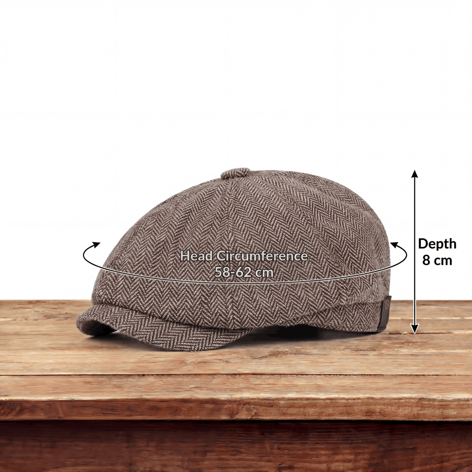 George | Classic Textured Flat Cap