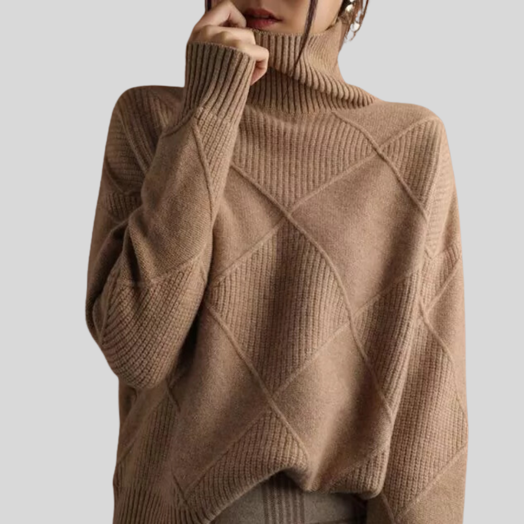 LINLEY™ | Luxe Ribbed Turtleneck Pullover