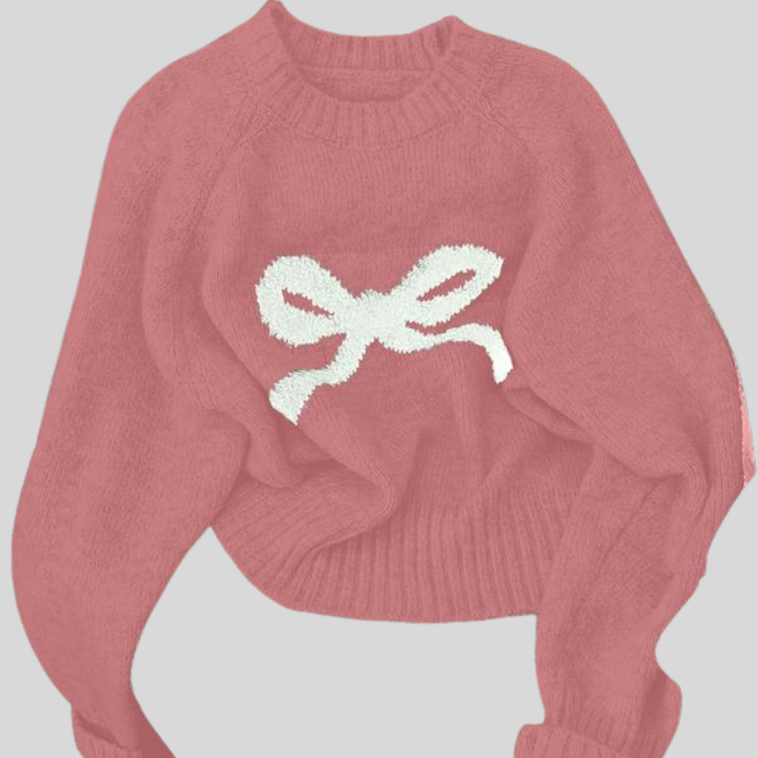 GRACIE™ - Elegant Bow Knit Sweater for Fall & Winter Fashion