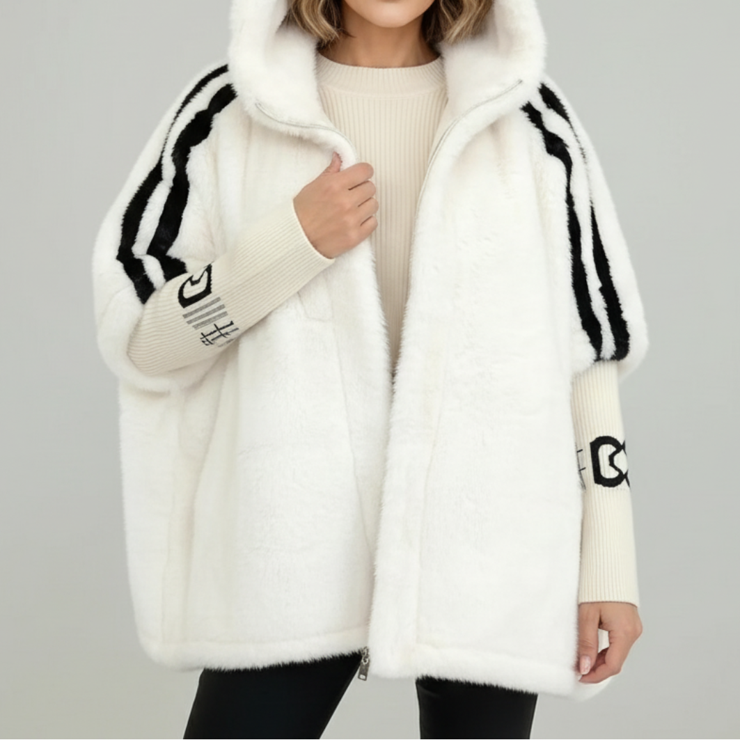 Brielle - Hooded Faux Fur Jacket