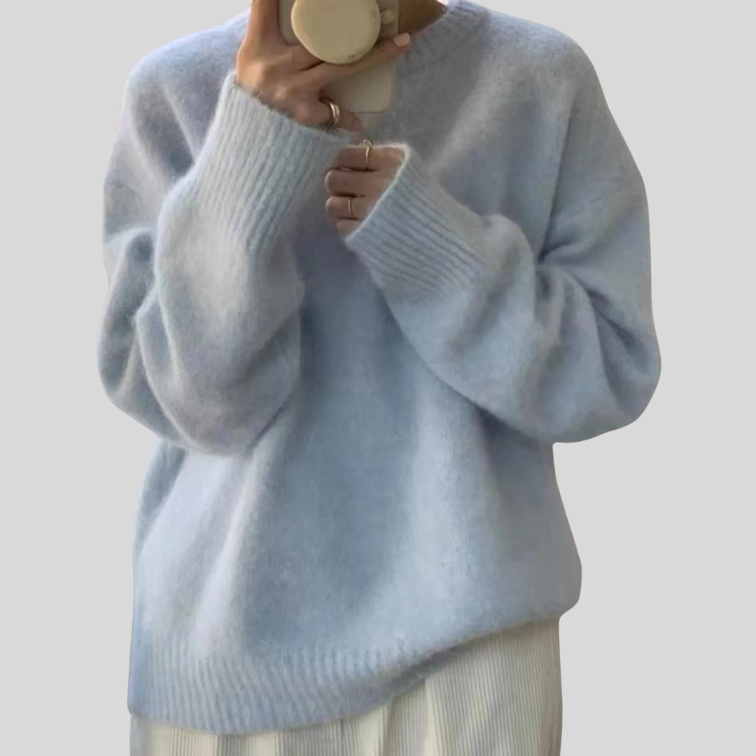 MIRIELLE™ - Comfy Long Sleeve Round Neck Sweater