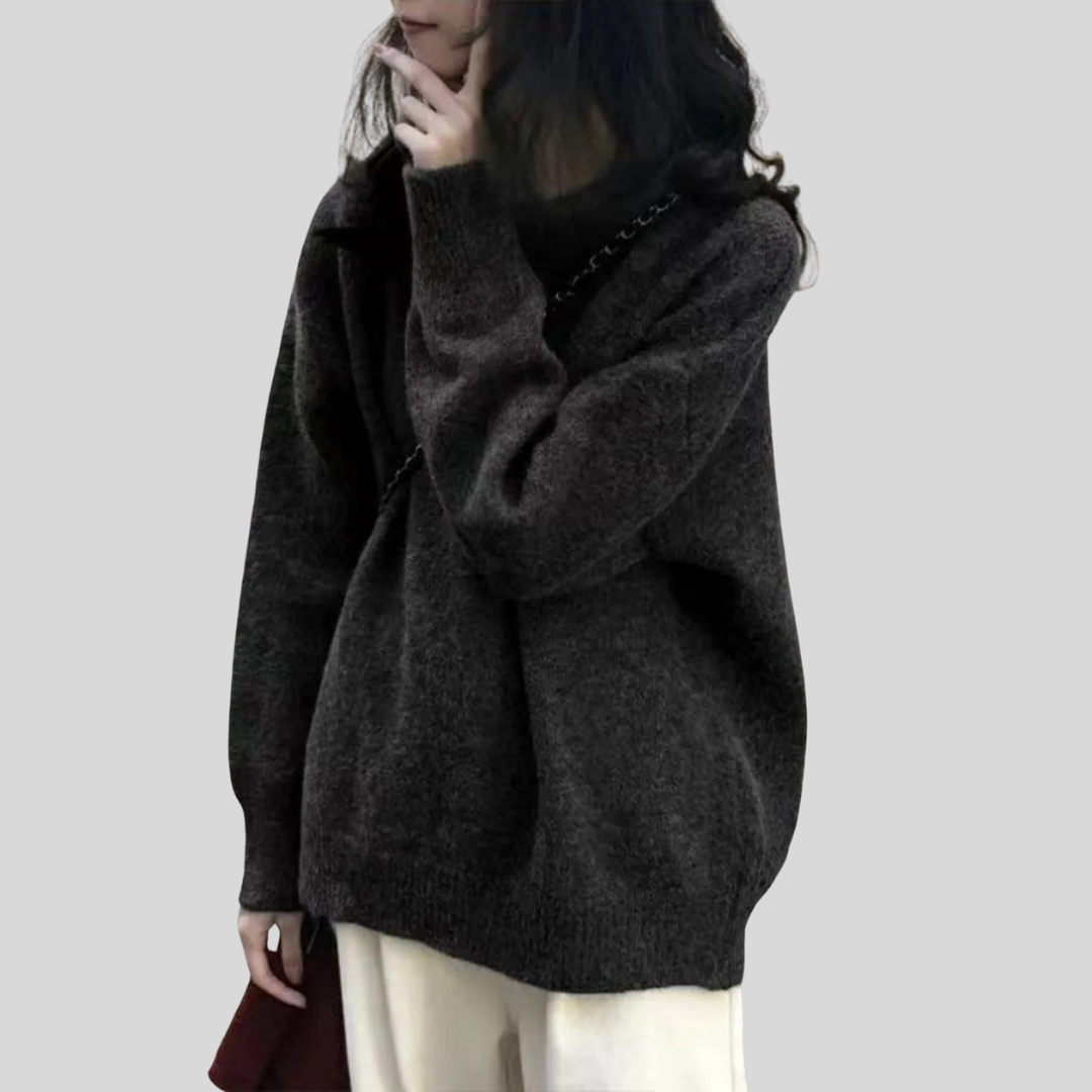 MIRIELLE™ - Comfy Long Sleeve Round Neck Sweater