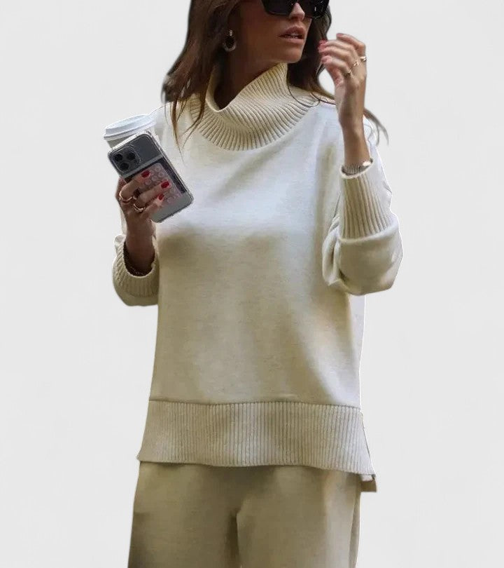 Marina | Women's Knit Two Piece Set with Pockets