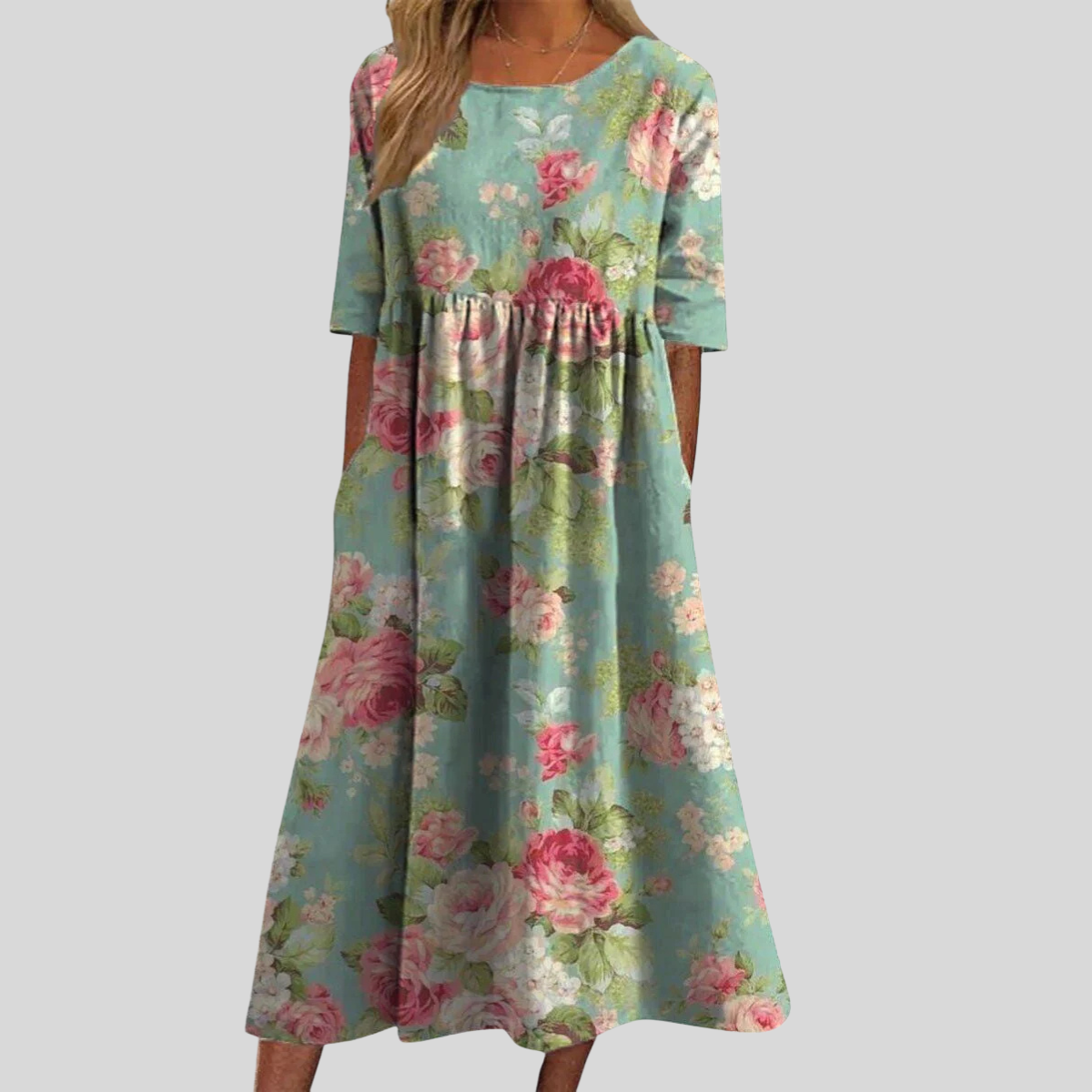 Noelle | Women's Flattering Embroidered Dress