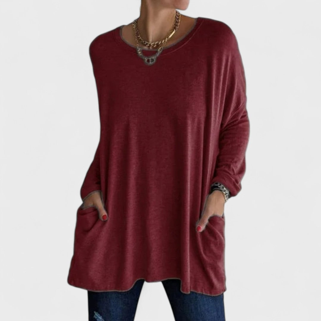 Emma | Women's Relaxed Fit Long Sleeve Top