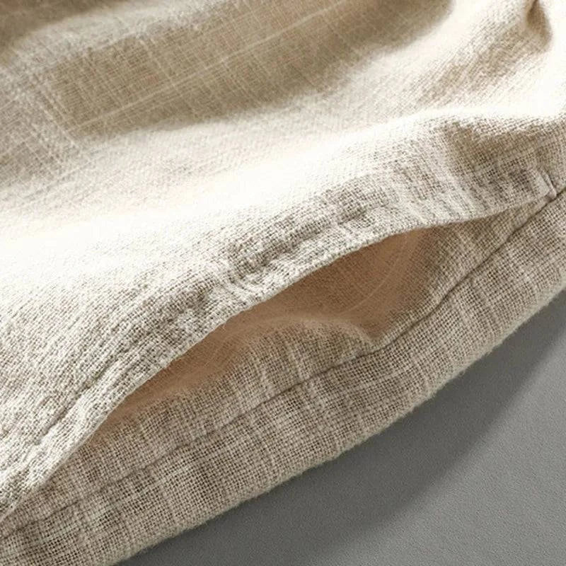 Ethan | Men's Casual Cotton-Linen Blend Shorts