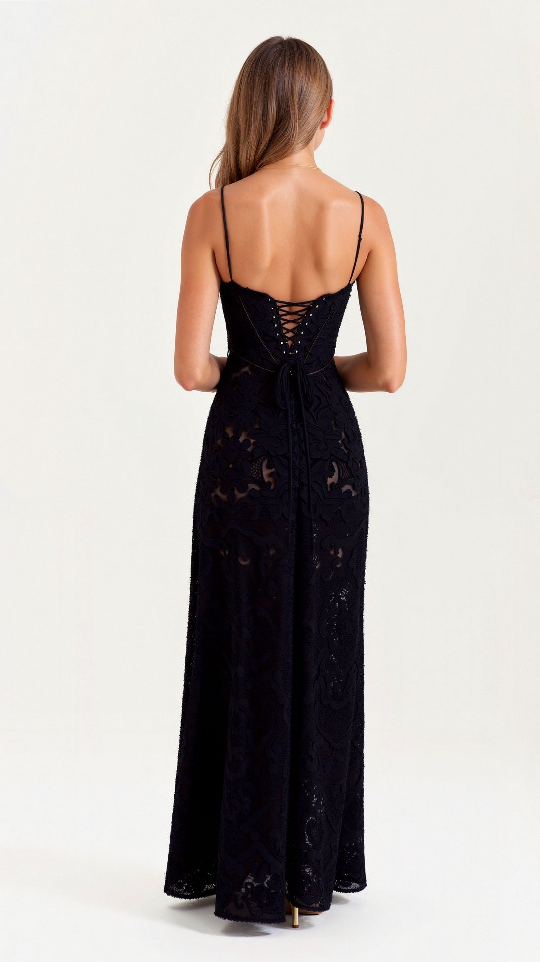 Lauren | Stylish Floral Bustier Maxi Dress