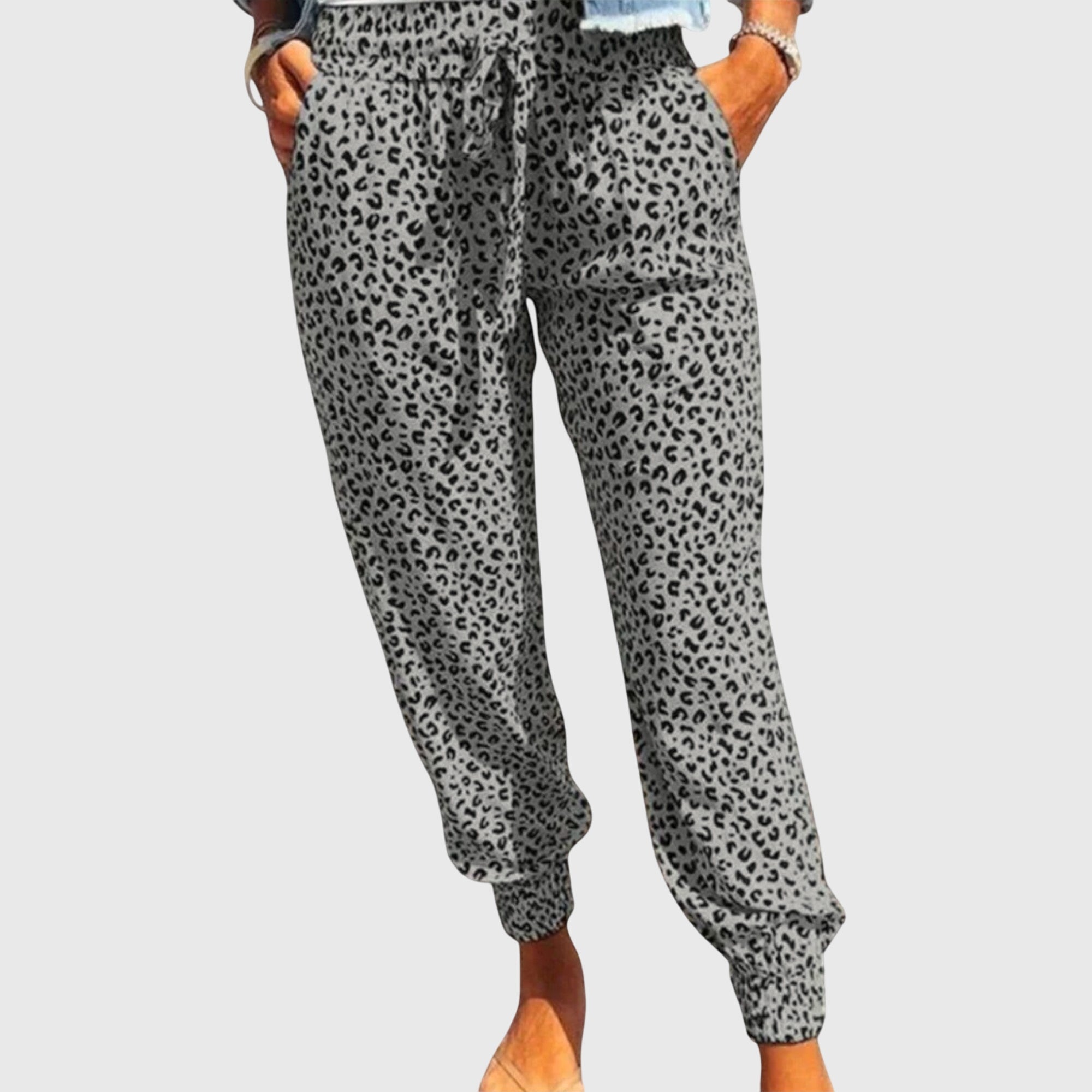 Fiona | Women's Wide Leg Animal Print Pants