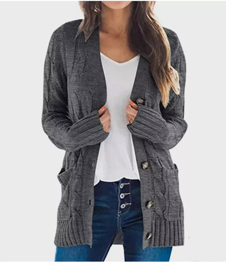 Sweater Women - Midi-Length Knit Sweater