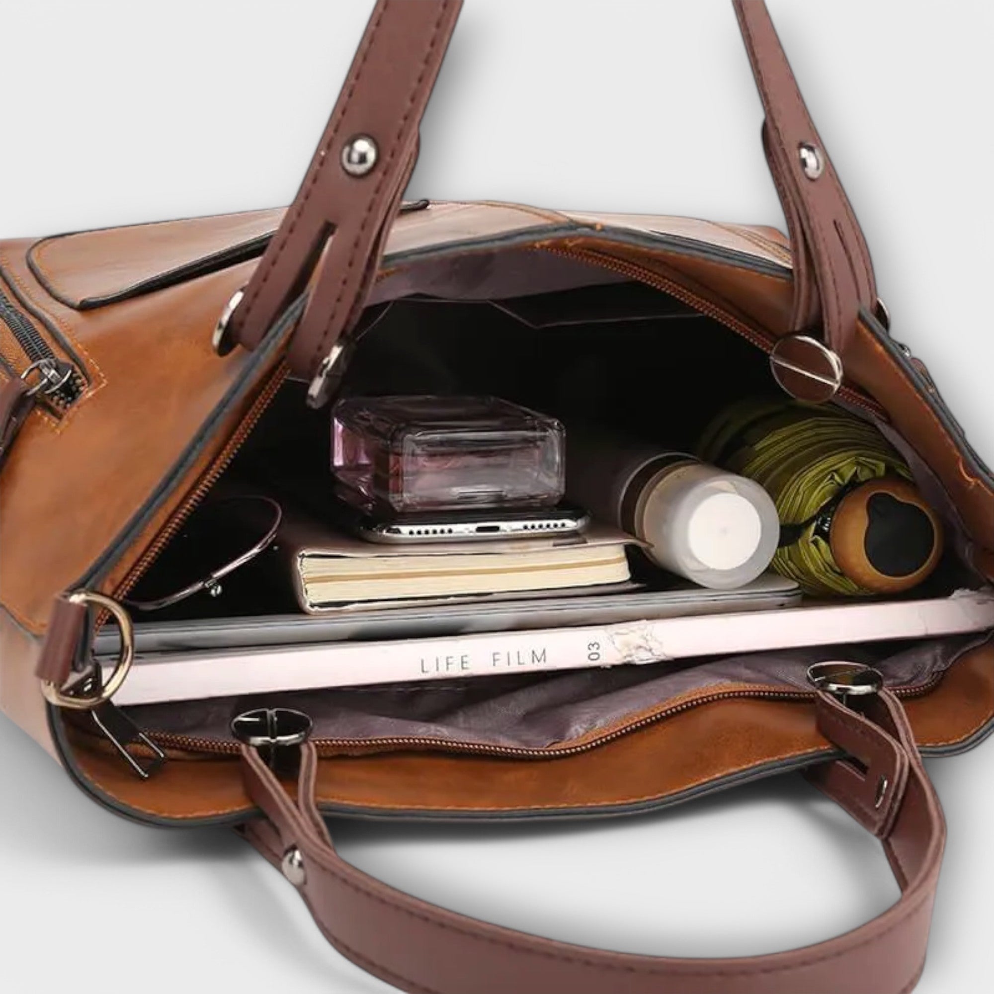Lora Collection | Leather Tote Bag with Spacious Design | Versatile Style for Any Occasion