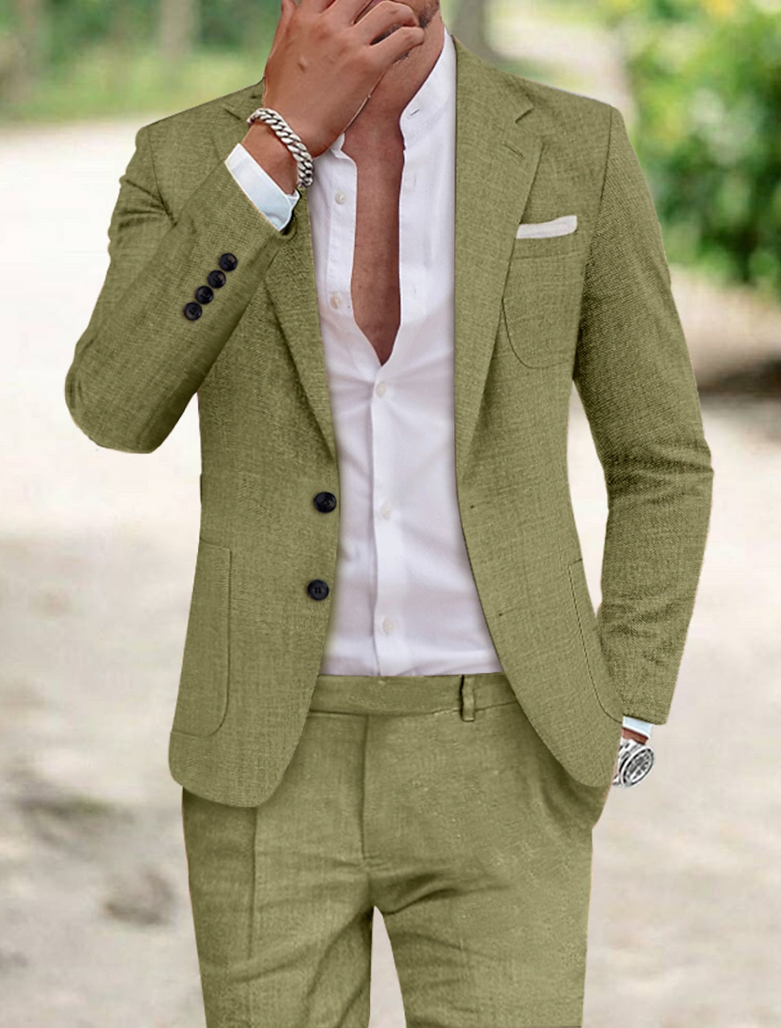 Jamie | Tailored Single Breasted Two-buttons 2 Pieces Suit