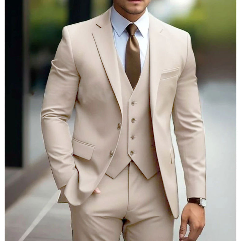 Louie | Men's Slim Fit Three-Piece Wedding Suit