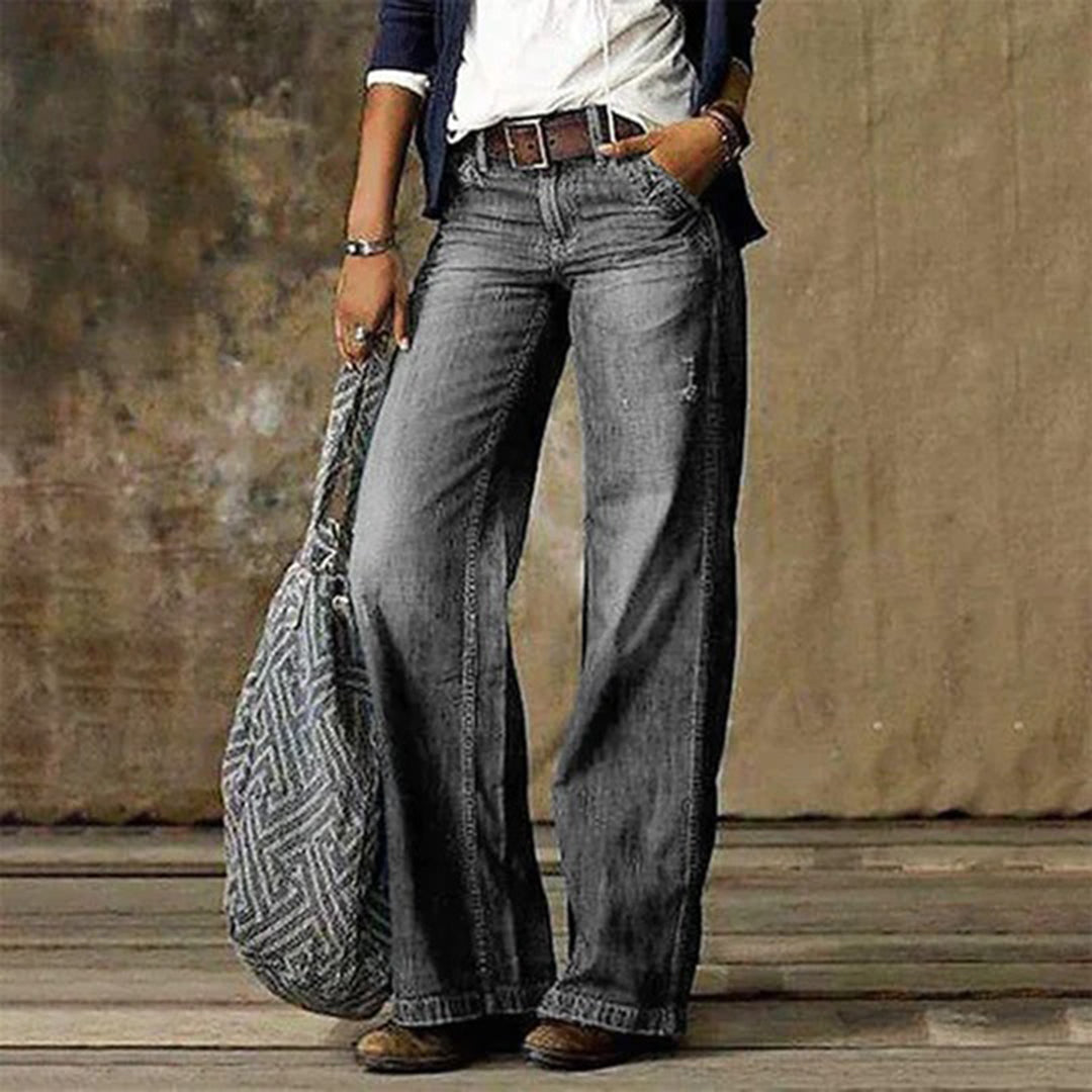 Sarah | Relaxed Vintage Wide-Leg Jeans