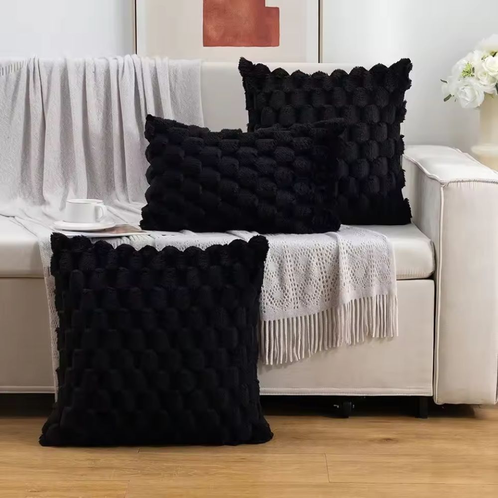 Plush Marshmallow Cushion Cover