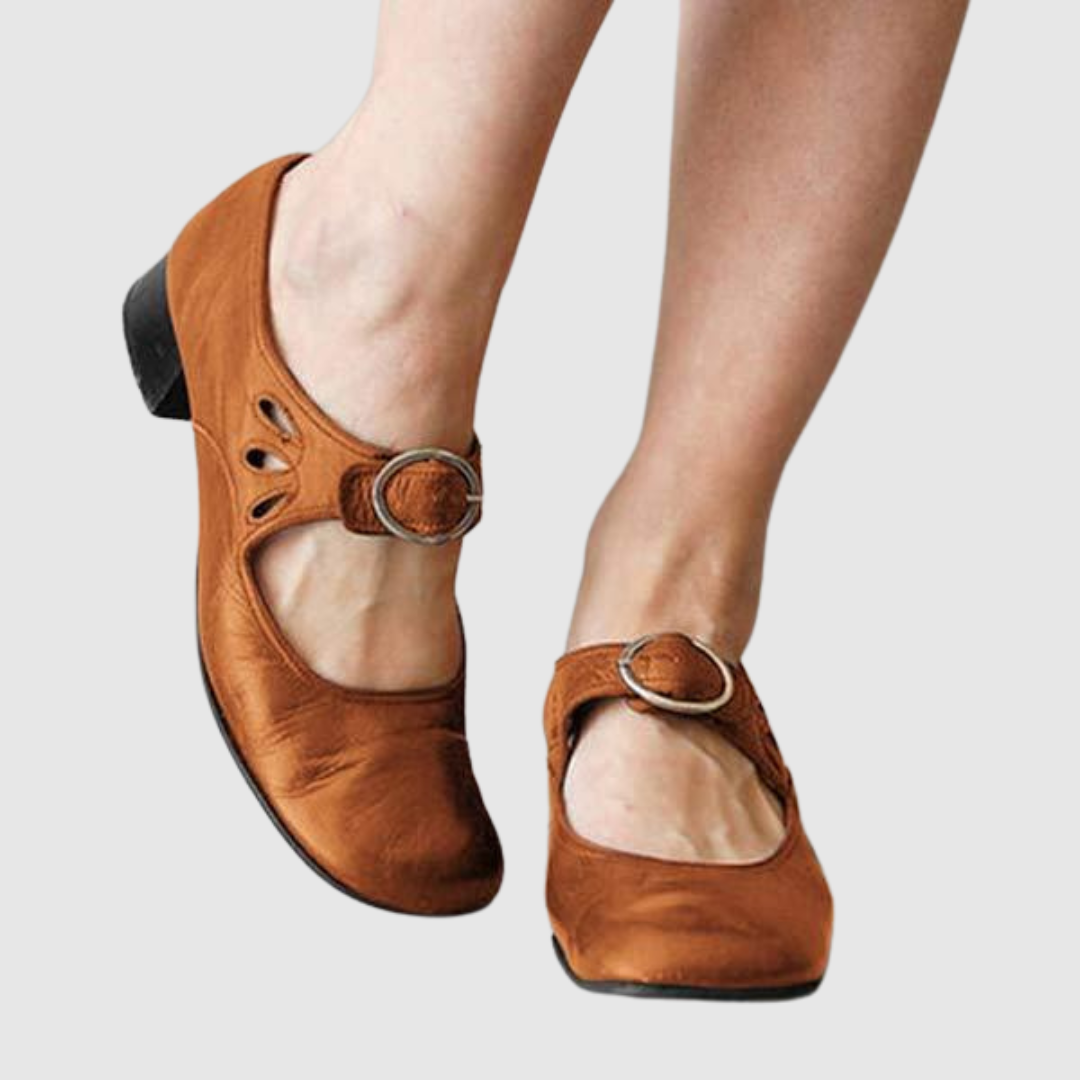 Clara | Classic Strap Mary Jane Flats