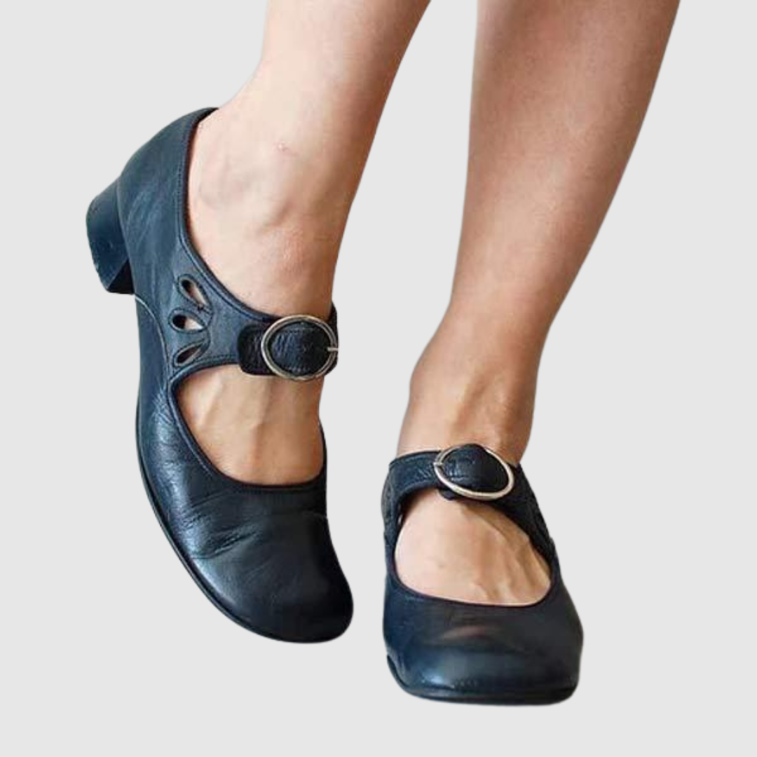 Clara | Classic Strap Mary Jane Flats