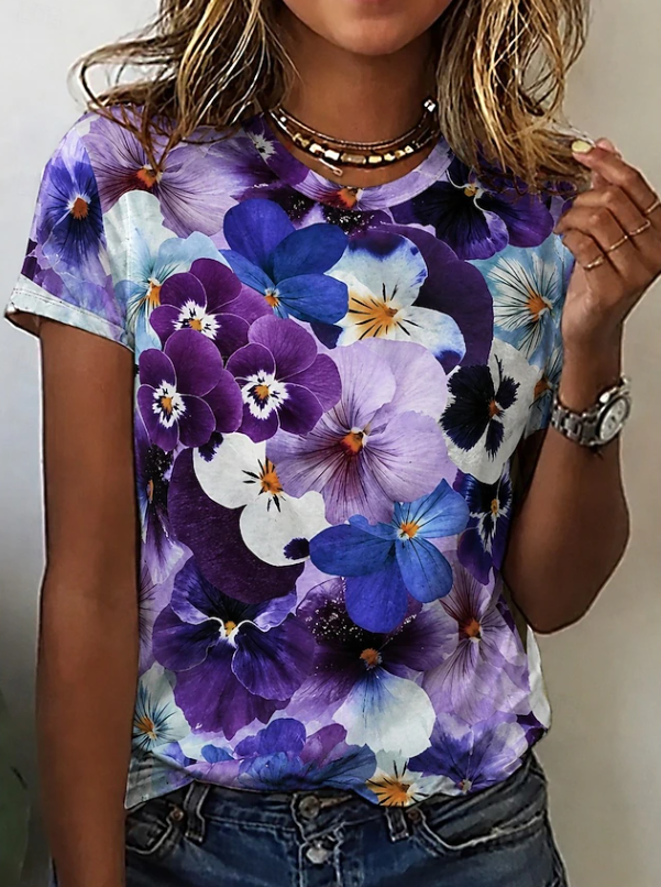Liora | Casual Floral Everyday Top