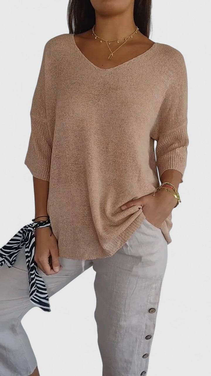 Sophie | Women's V-Neck Comfortable Top