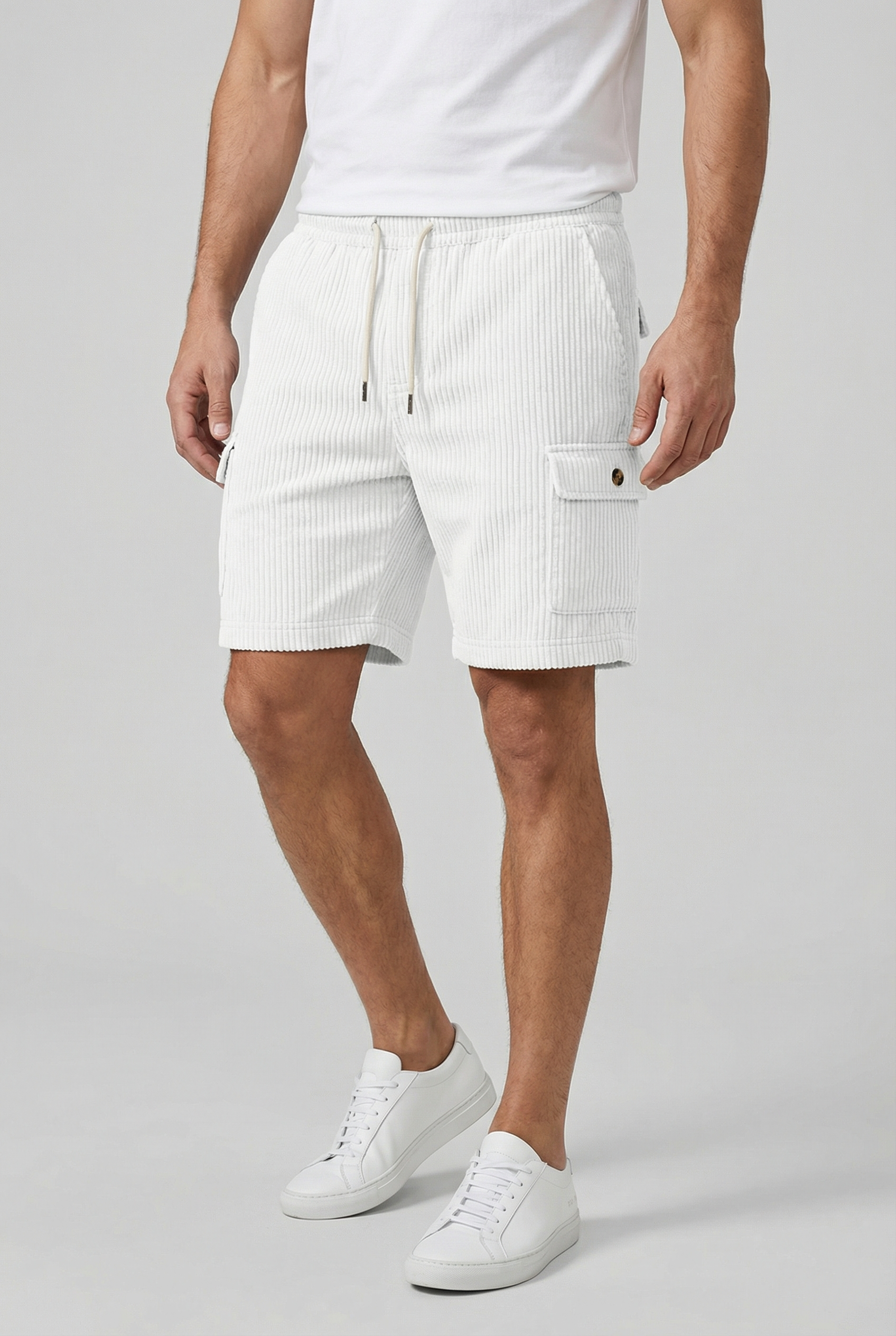Thomas | Men's Casual Tooling Detail Shorts