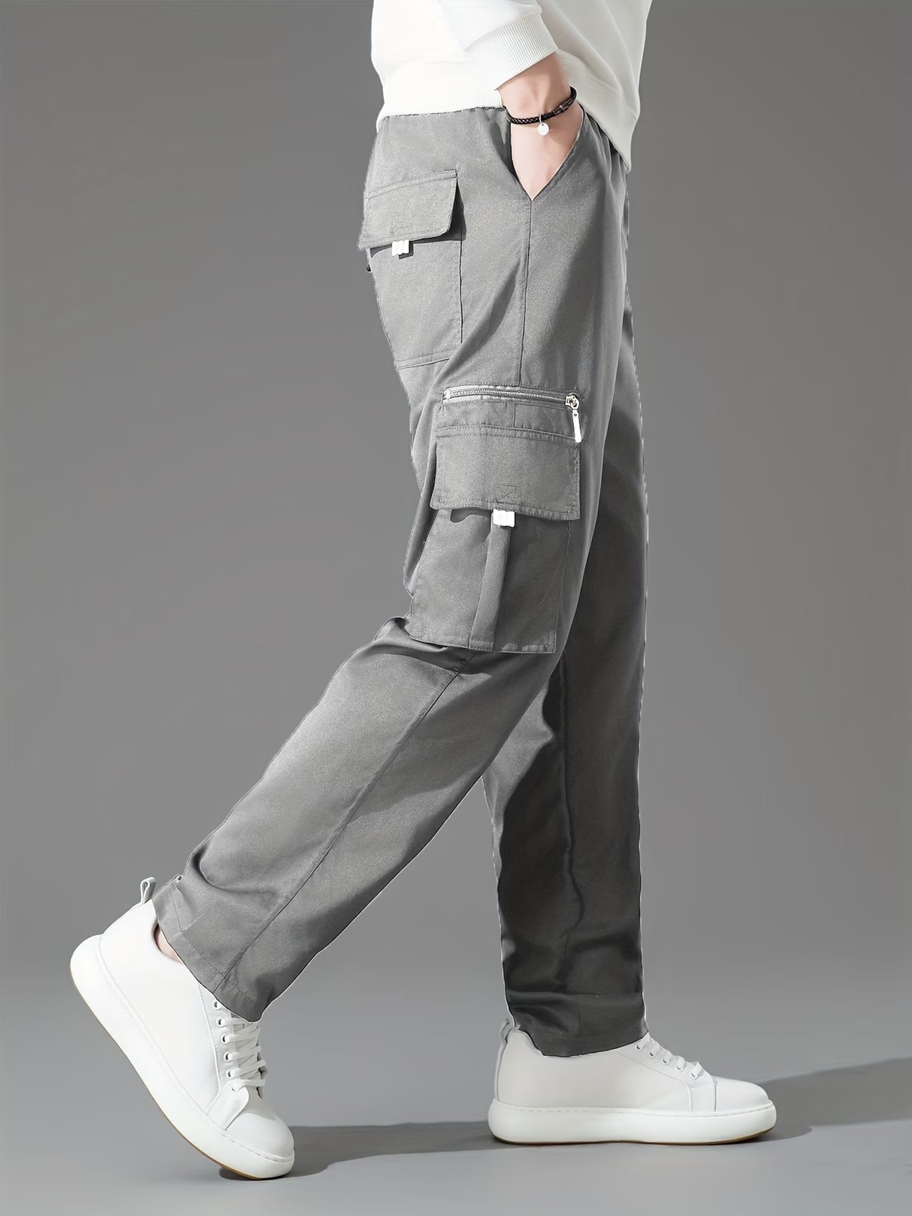 Blake | Retro Style Thickened Loose Cargo Pants