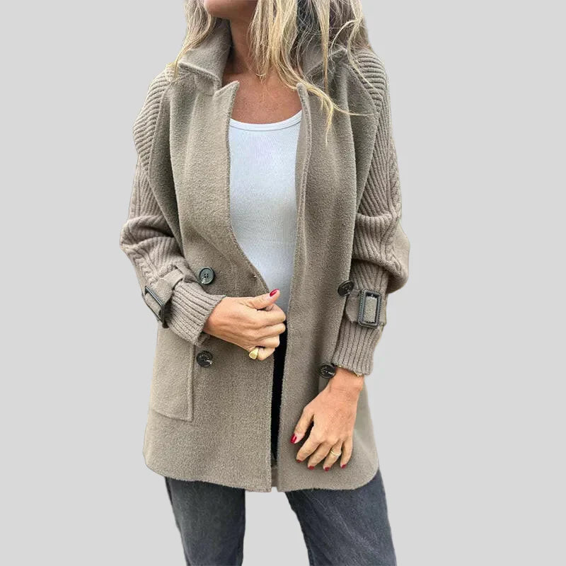 ISOLA - Mid-Length Double-Breasted Coat
