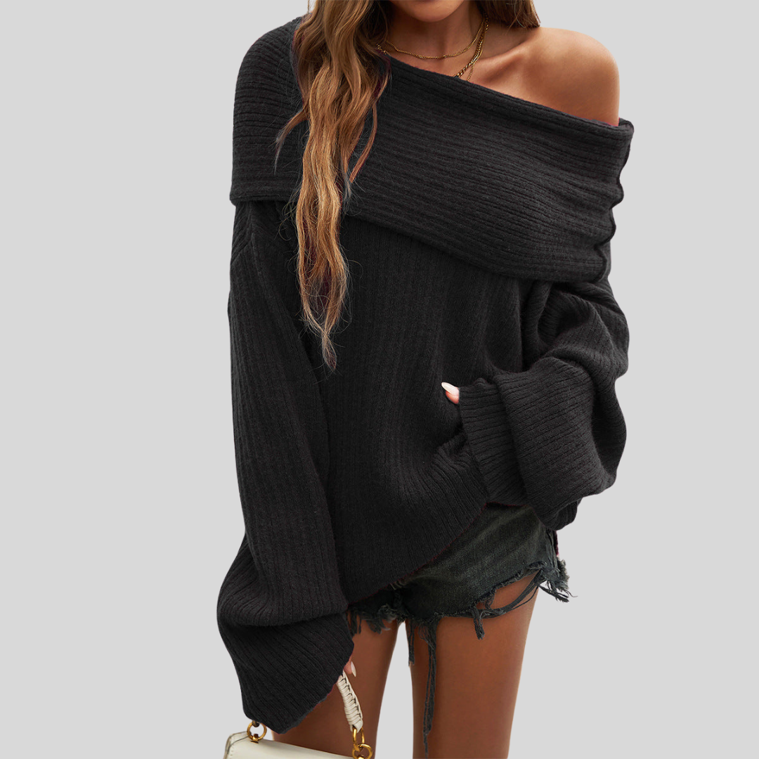 MATILDA™ - Chic Drop Shoulder Knitted Sweater