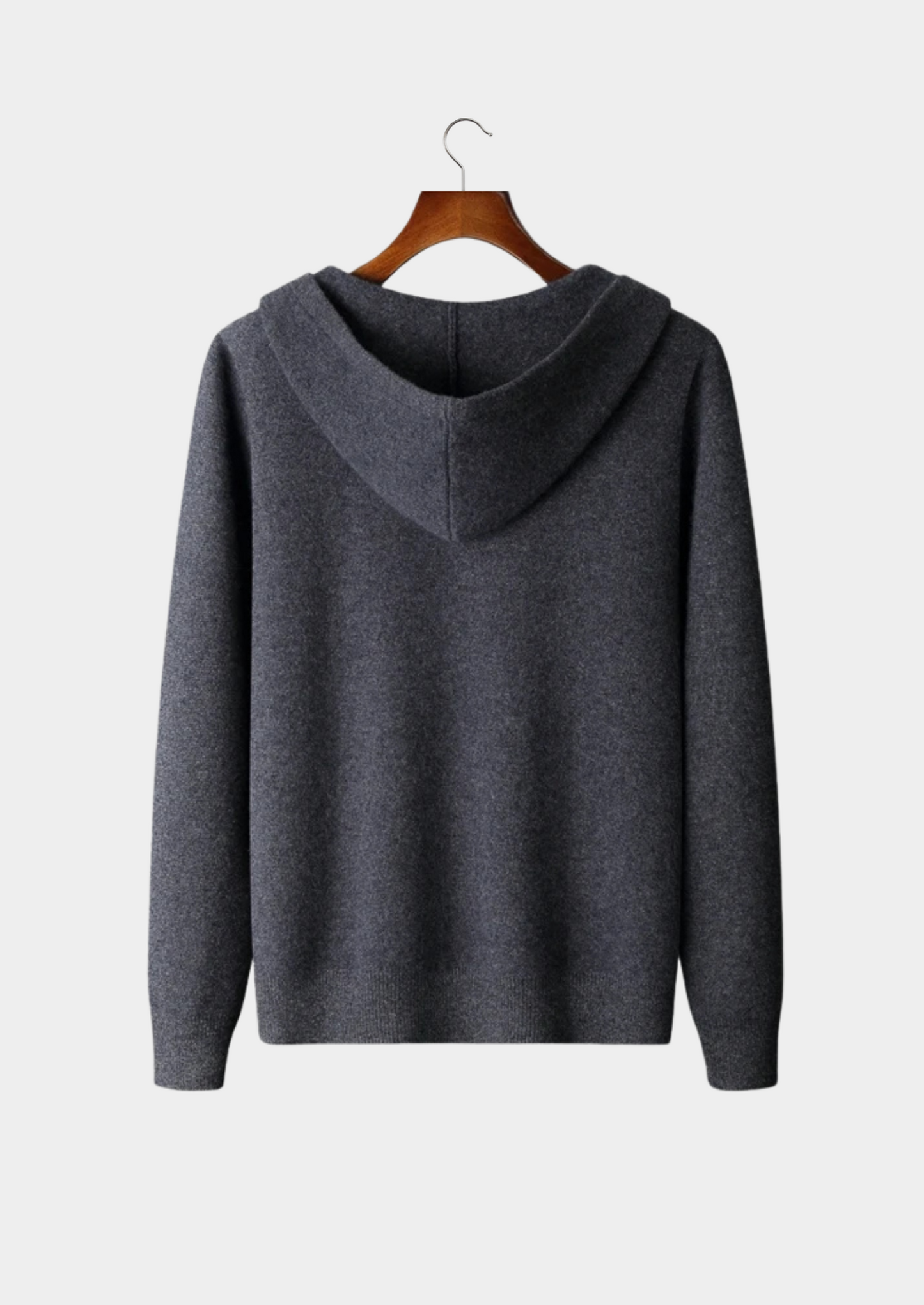 100% CASHMERE ZIPPER HOODIE