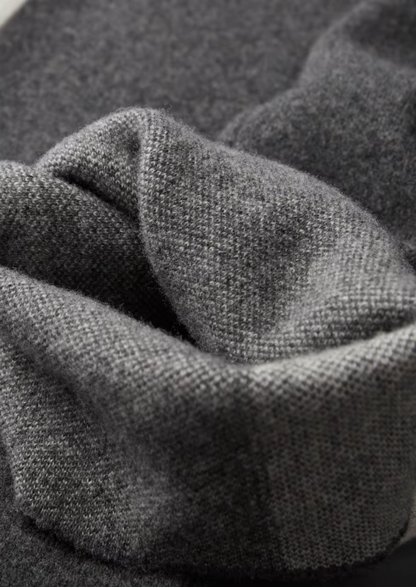 100% CASHMERE WIDE LEISURE TROUSERS