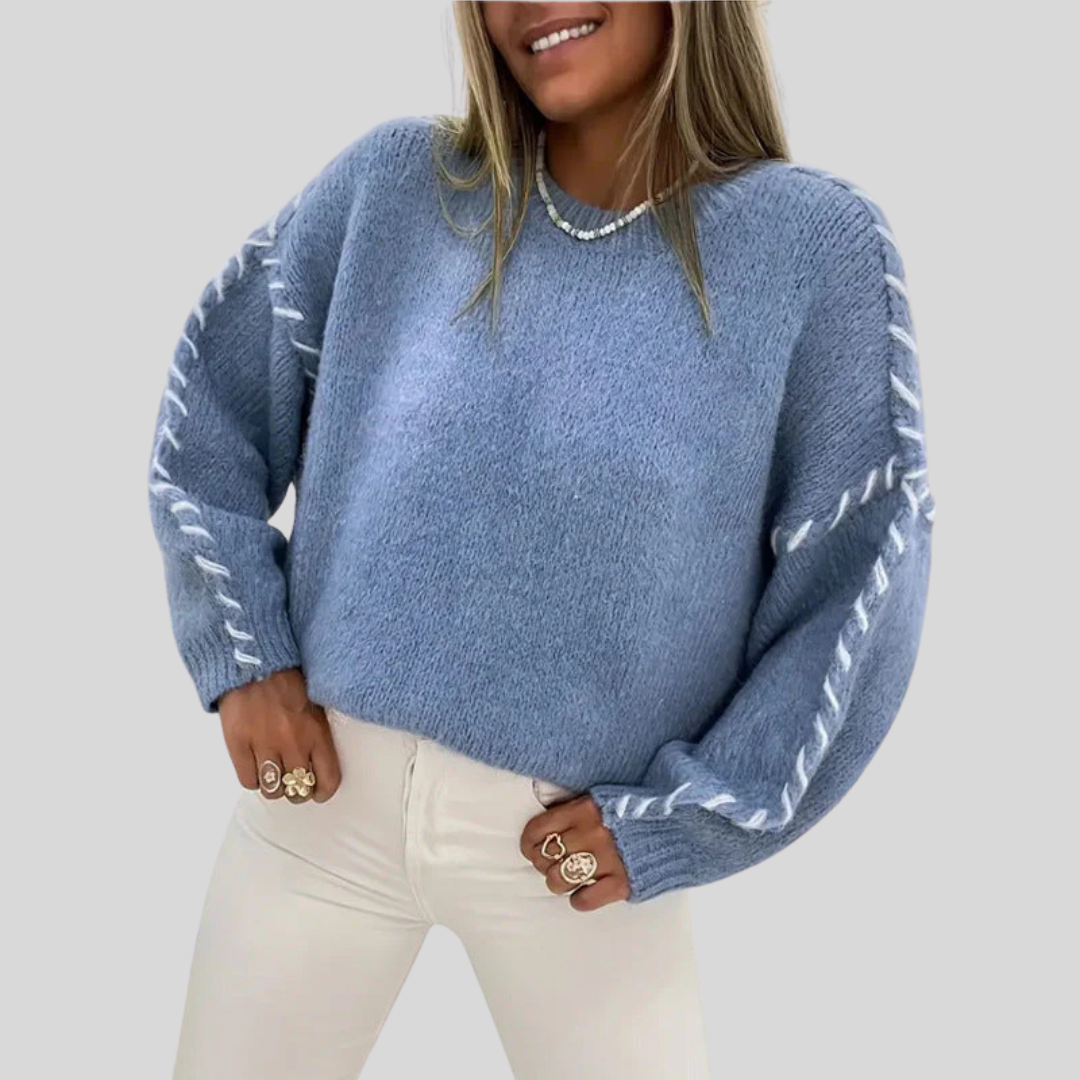 SERAH™ - Casual Round Neck Long Sleeve Sweater