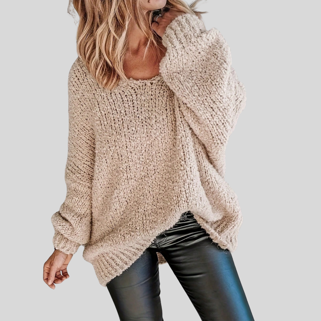 NIVA™ - Casual Long Sleeve Round Neck Sweater