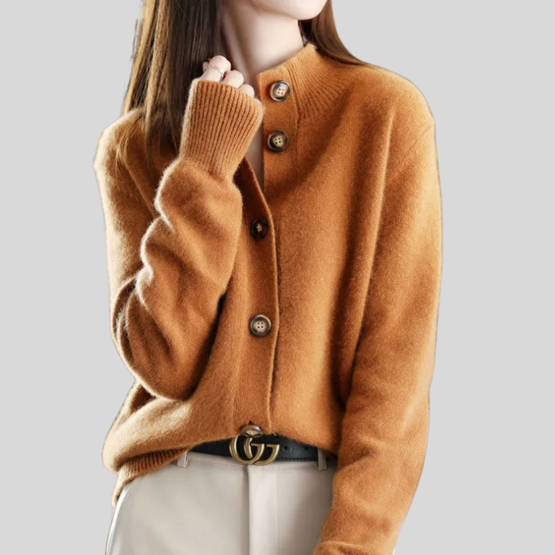ELARA™ | Luxe Buttoned Sweater