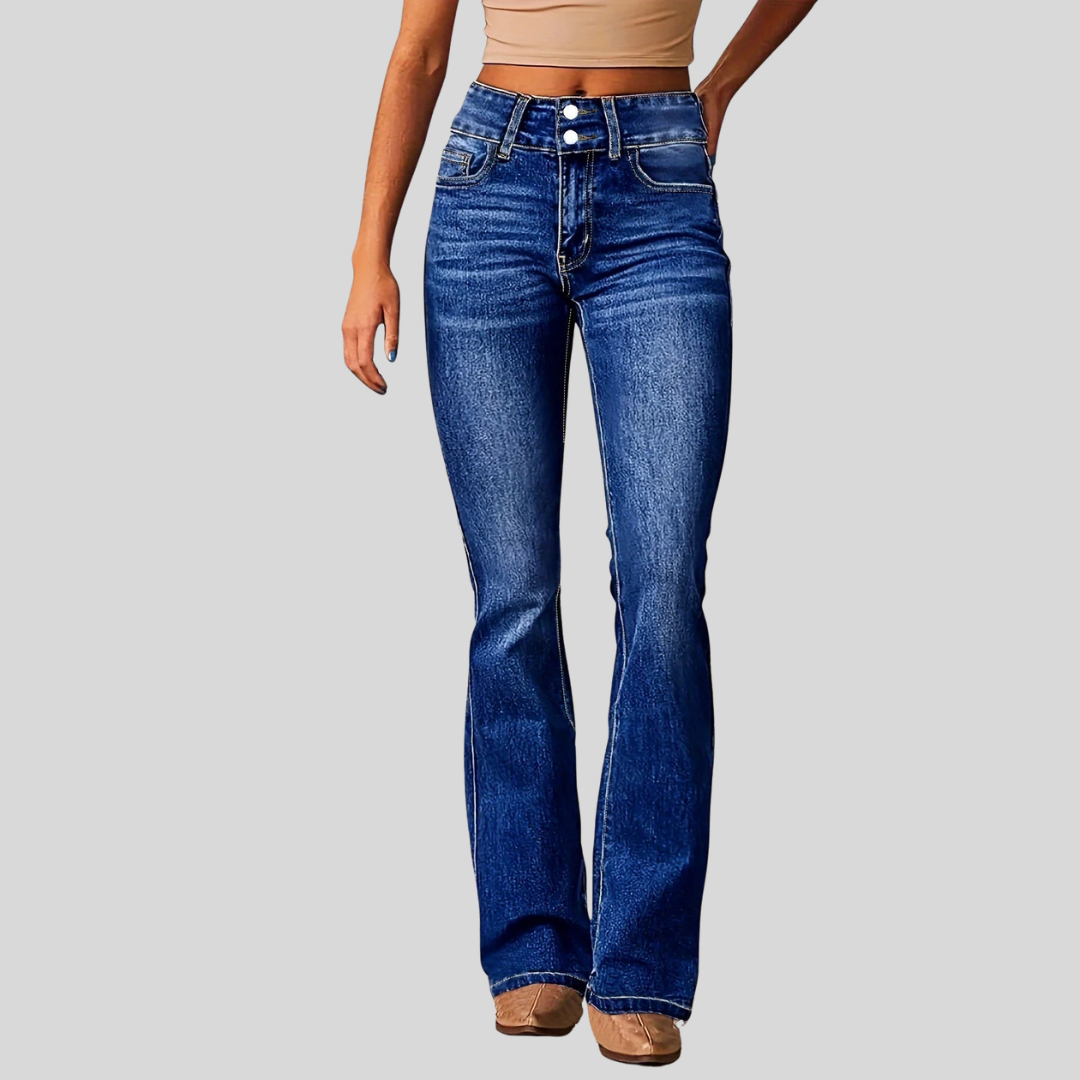 Aya™ - High-Waisted Flared Jeans