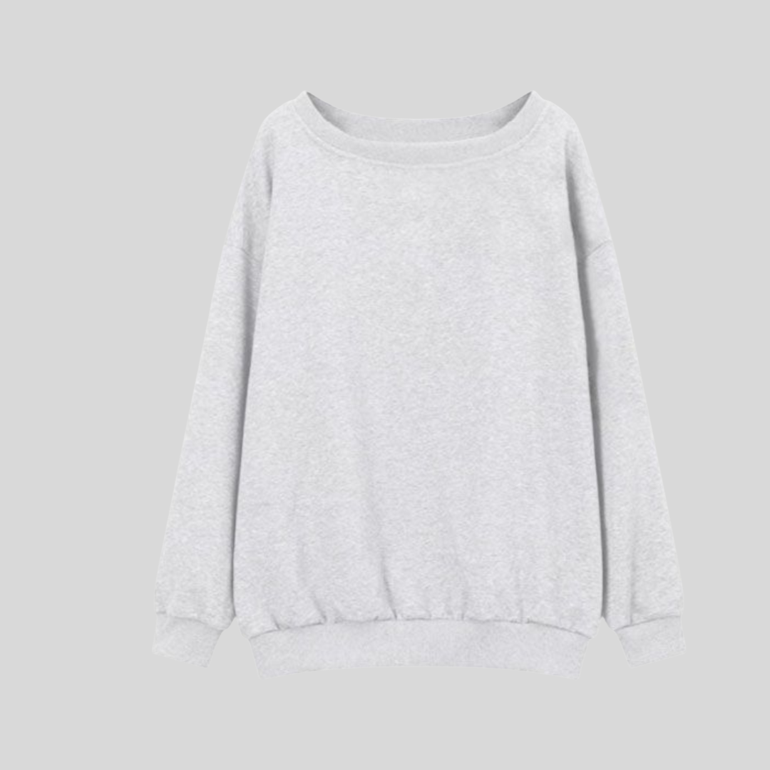 DIVECA™ - Casual Scoop Neck Long Sleeve Sweater