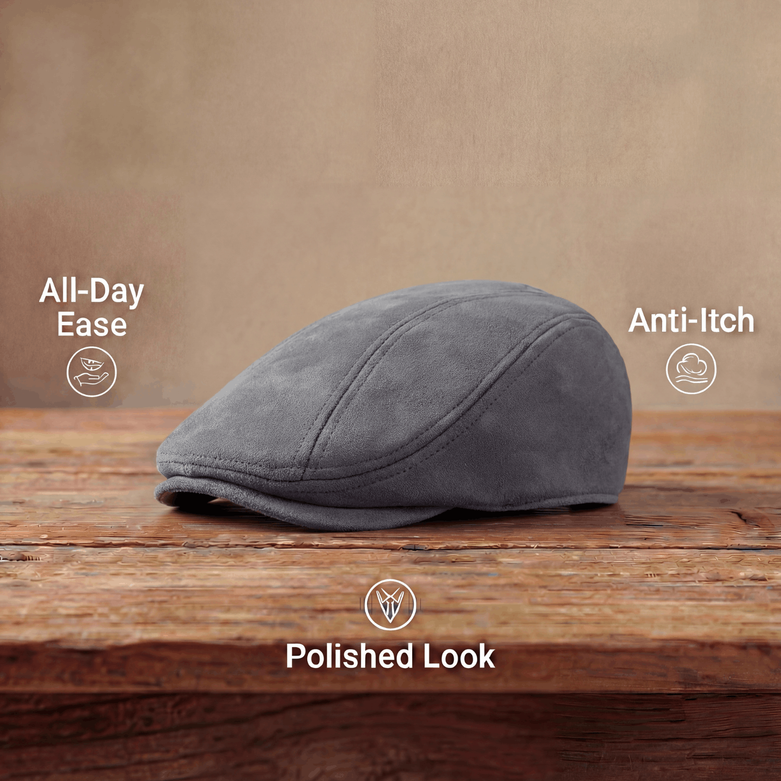 Samuel | Classic Suede Flat Cap