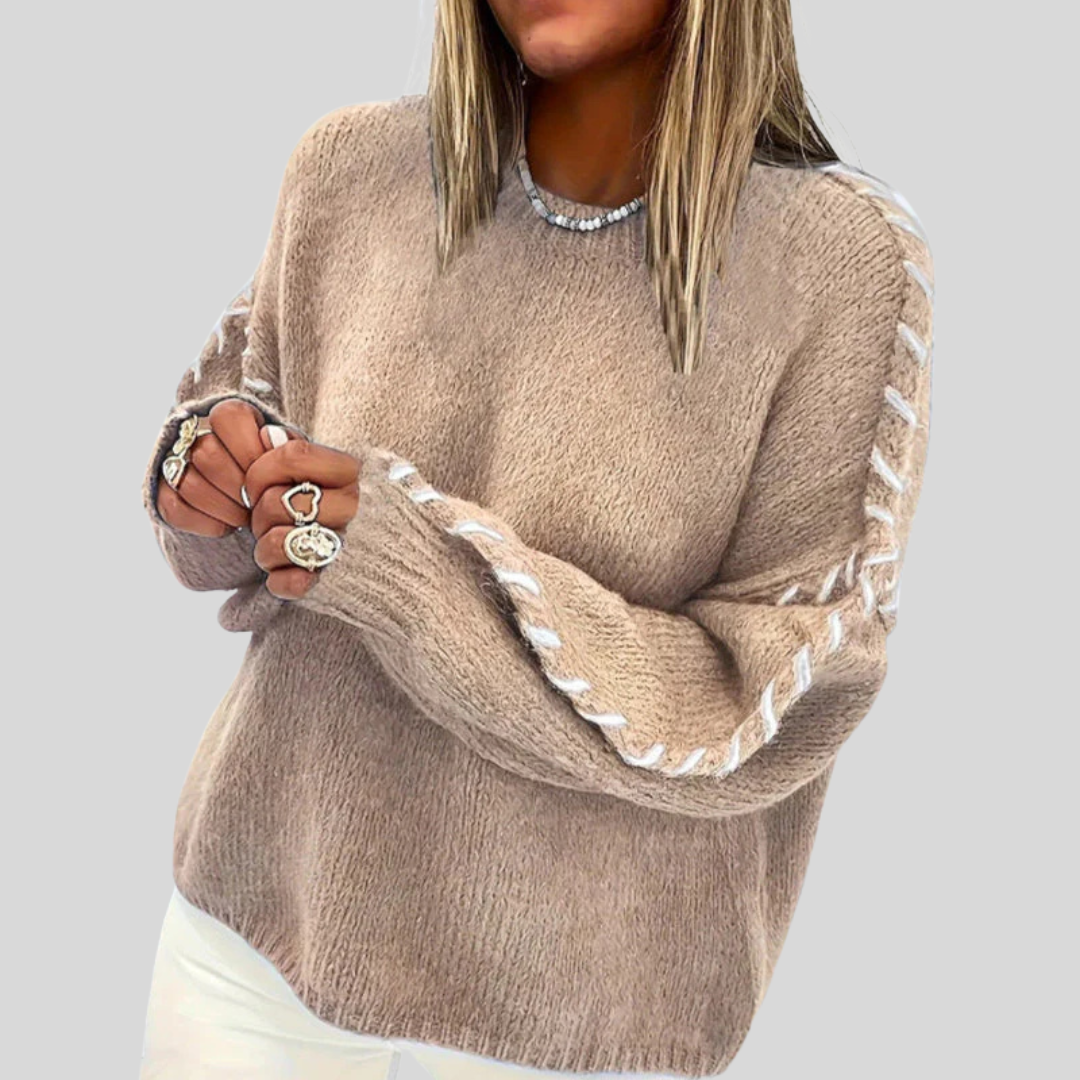 SERAH™ - Casual Round Neck Long Sleeve Sweater