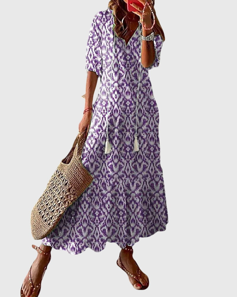 Amara | Women's Boho Vintage Summer Dress