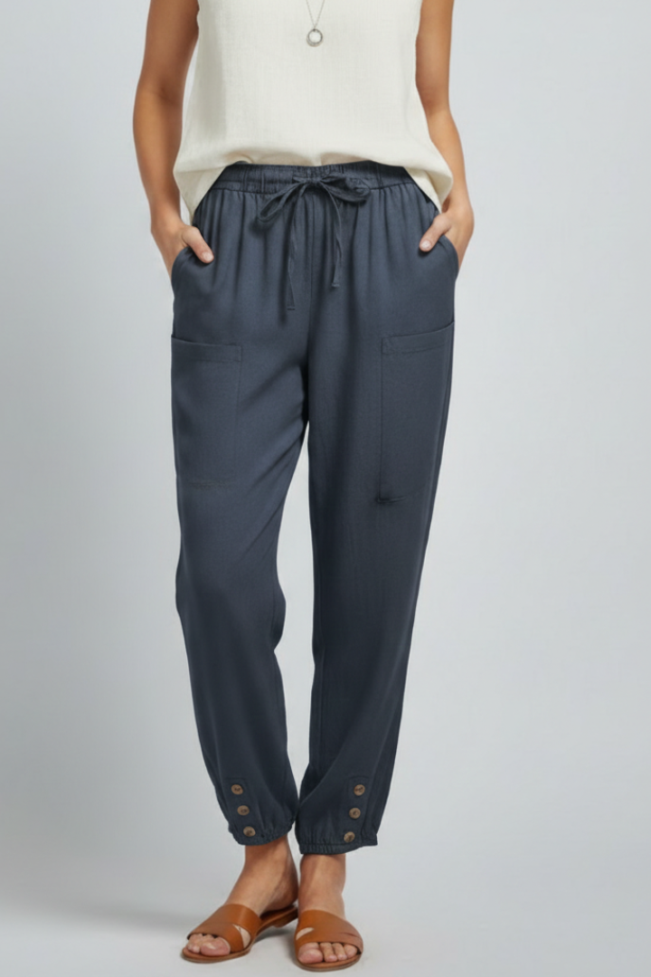 Anna | Women's Casual Trousers with Drawstring Waist
