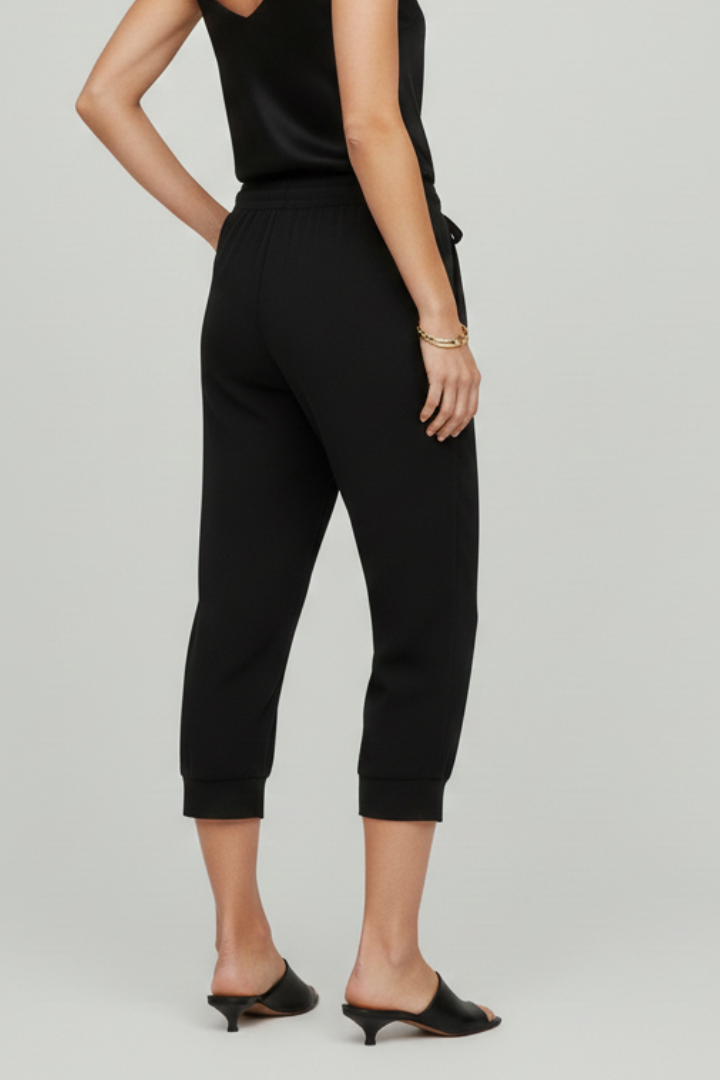 Audrey | Women's Capri Trousers with Drawstring Waist