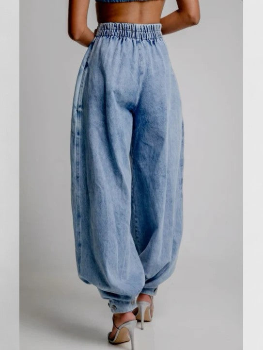 Ava | Women's High-Waisted Baggy Jeans