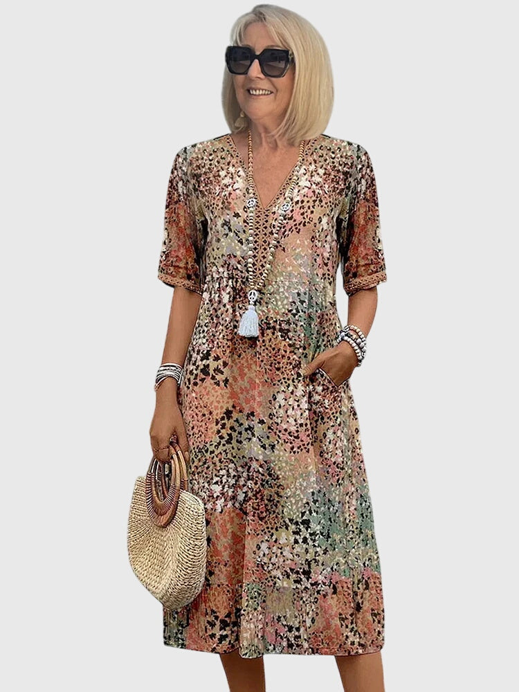 Bella | Women's Floral Midi Summer Dress