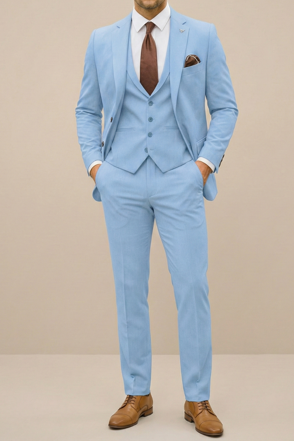 Cameron | Men's Suit Modern Three Piece Set for Weddings