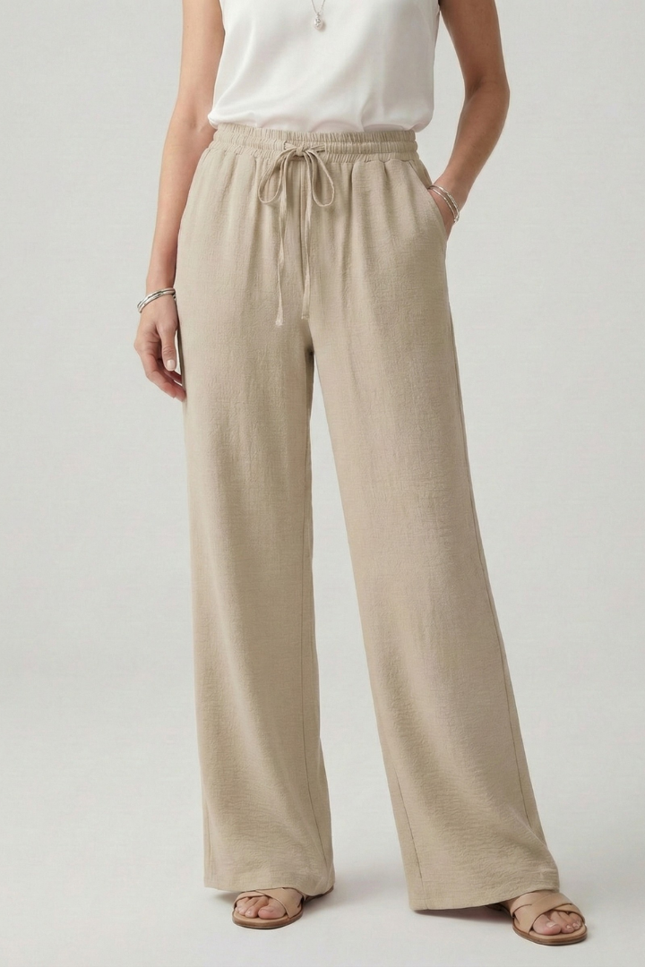 Tabitha | Women's Casual Wide-Leg Palazzo Trousers