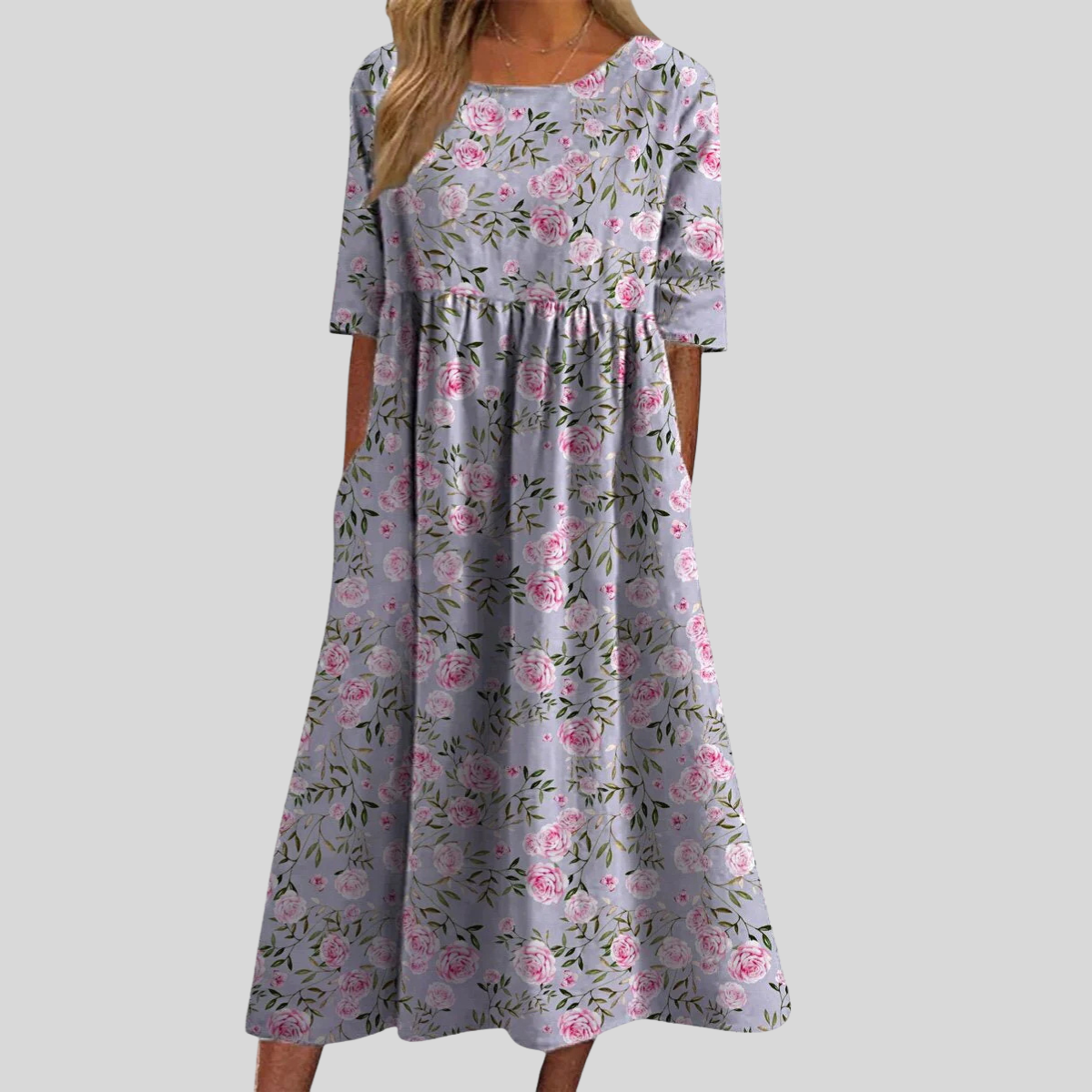 Noelle | Women's Flattering Embroidered Dress